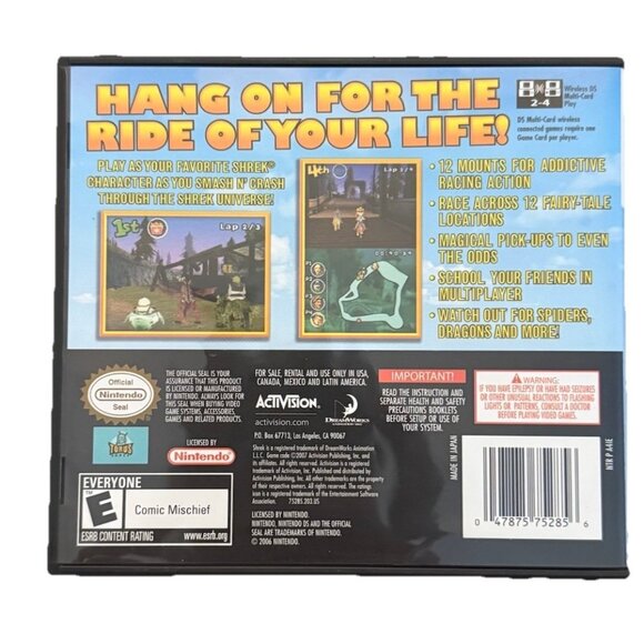 Shrek: Smash n' Crash Racing (Nintendo DS, 2007) Working Tested - Picture 2 of 13